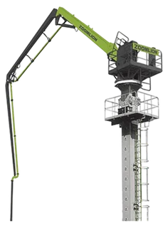 A ZOOMLION HGC33A-4Z placing boom, from ZOOMLION’s North American catalogue