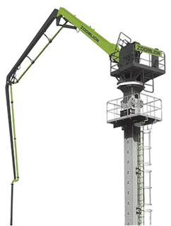 A ZOOMLION HGC36A-4Z placing boom, from ZOOMLION’s North American catalogue