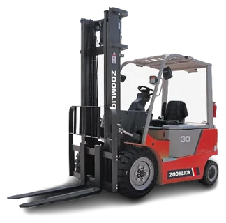 A ZOOMLION FB30H electric forklift, from ZOOMLION’s North American catalogue