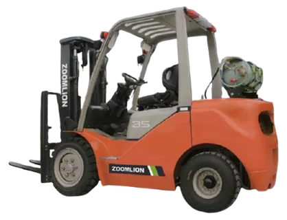 A ZOOMLION FG35H LPG forklift, from ZOOMLION’s North American catalogue
