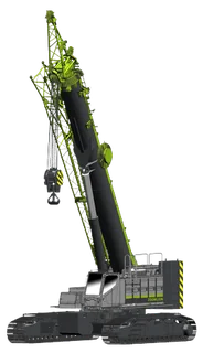 A ZOOMLION ZCT1500A653 telescopic boom crawler crane, from ZOOMLION’s North American catalogue